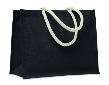 Logo trade promotional giveaways picture of: Jute bag with cotton handle